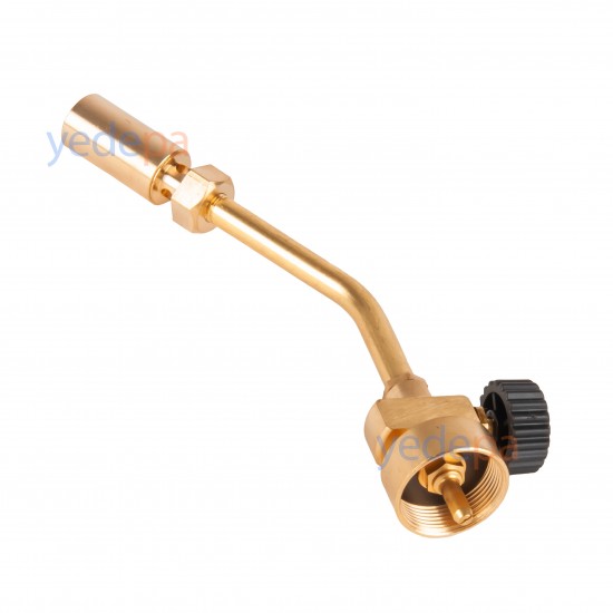 JH-801 Tek Namlulu El Tipi Propan - MAPP Gaz Torç Hamlaç Elcek (Şaloma) ve MAPP Gaz Dolu Kartuşu