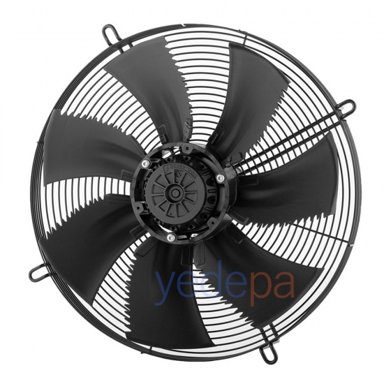 Ziehl-Abegg FN045-4EW.2F.A7P2 Aksiyal Fan - 230V, 450mm Fan Çapı, 5.400 m³/h Hava Debisi, 1290 RPM, Üfleme Yönlü - Art. 141711