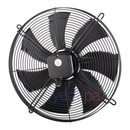 Ziehl-Abegg FN045-4EW.2F.A7P2 Aksiyal Fan - 230V, 450mm Fan Çapı, 5.400 m³/h Hava Debisi, 1290 RPM, Üfleme Yönlü - Art. 141711