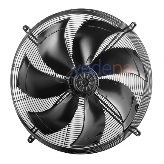 Ziehl-Abegg FN063-6EK.4I.V7P1 Aksiyal Fan - 230V, 630mm Fan Çapı, 11.000 m³/h Hava Debisi, 870 RPM, Emme Yönlü - Art. 154150