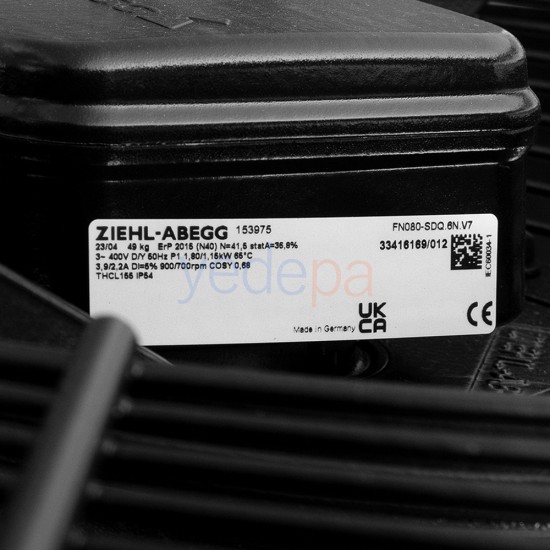 Ziehl-Abegg FN080-SDQ.6N.V7 Aksiyel Fan Motoru - 153975