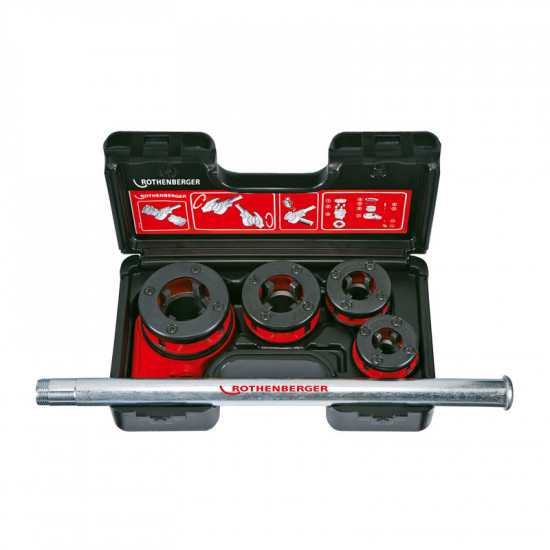 Rothenberger 070781X Supercut Kollu Pafta Set BSPT R 1/2-1 1/4"
