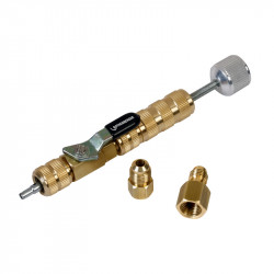 Rothenberger 87800 Schrader Valve Tool+1/4"+5/16" Adapto