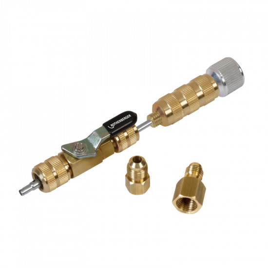 Rothenberger 87800 Schrader Valve Tool+1/4"+5/16" Adapto