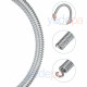 5/8" PVC - სპილენძის - ლითონის მილის შიდა ღუნვის ზამბარა - 1 მეტრი