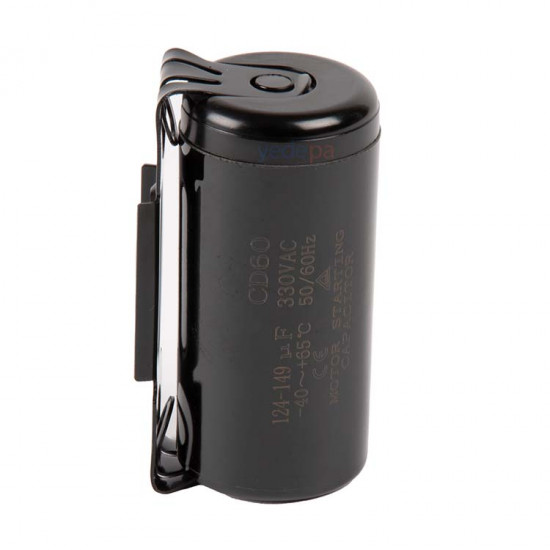 189-227 µF 330 VAC - 50/60 Hz Start Capacitor with Cover
