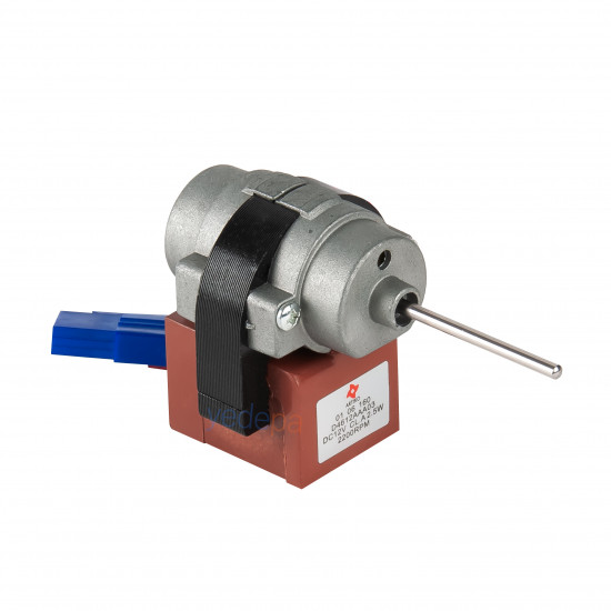 12V 2.5W No-Frost Buzdolabı Fan Motoru D4612AAA03 (Samsung, LG Uyumlu - 4 cm Mil)