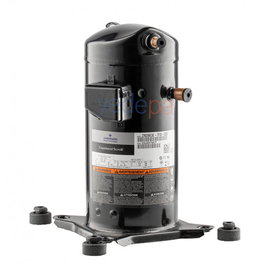 Copeland ZR28K3E-TFD-522 Scroll Compressor – 2.5 HP / 23,600 BTU, R22 / R407C