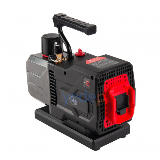 2VI-3DLi Çift Kademeli Akülü, Şarjlı, Kablosuz Vakum Pompası - 18V, 1/2 HP, 6CFM Lityum Bataryalı