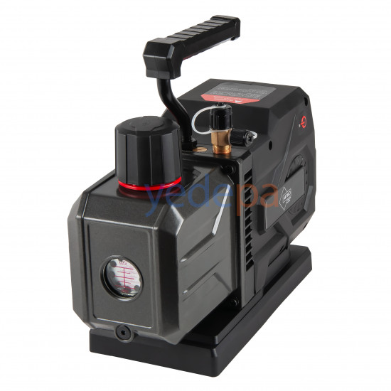 2VI-3DLi Çift Kademeli Akülü, Şarjlı, Kablosuz Vakum Pompası - 18V, 1/2 HP, 6CFM Lityum Bataryalı