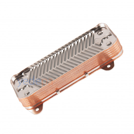 4-Lug Combi Boiler Plate Heat Exchanger 12 Plates – Compatible with Viessmann Vitopend 100 WHE / WHO (ITM 7817471)