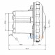 Domel 467.3.251-2 მტვერსასრუტის მოტორი 280W