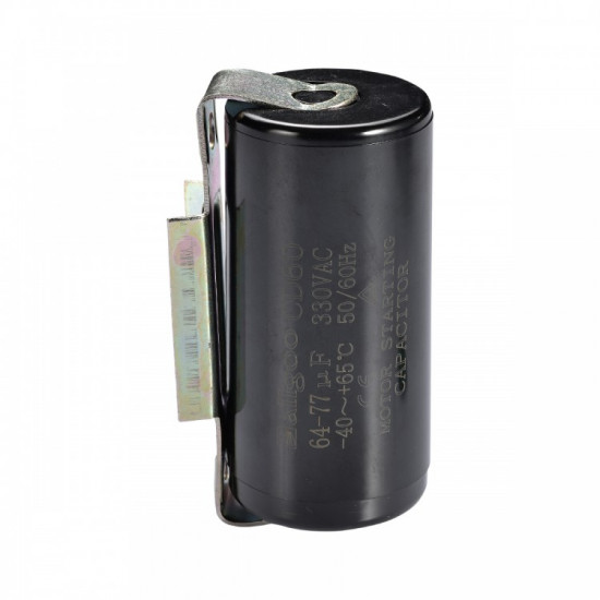 64-77 µF 330 VAC - 50/60 Hz Start Capacitor with Cap