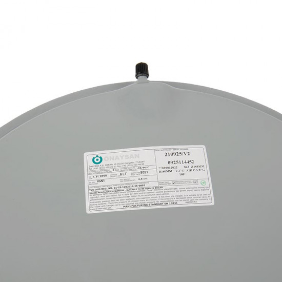 1/2" - 3/8" 8 LT Eca კატიოლის გაფართოების ბაკი ორმაგი შესასვლელით და ჰაერგამშვებით
