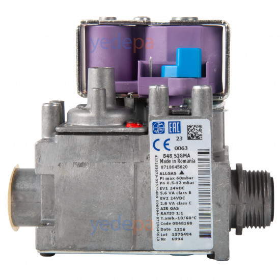 848 Sigma Combi Boiler Gas Valve 0848168