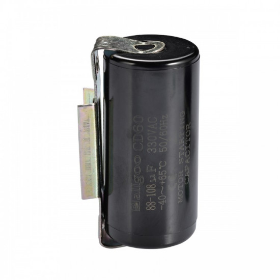 88-108 µF 250 VAC - 50/60 Hz სახურავიანი პუსკავოი კონდენსატორი (კაპასიტორი)