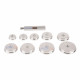 9-Piece Bearing and Seal Removal and Installation Driver Set - 39.5mm to 81mm Aluminum Kit