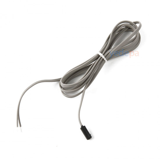 Evco EVTPN615F200 იზოლირებული NTC წყალგაუმტარი დატჩიკი - IP67, 10K 1% BETA 3435, 1.5 მ თერმოპლასტიკური კაბელი
