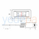 Analog Mechanical Thermometer - WTY-100B