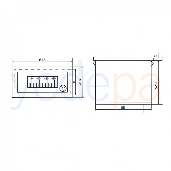 Analog Mechanical Thermometer - WTY-100B