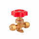 Shut-Off Valve 1/2 inch – Flare Manual Shut-Off Valve, with Flare Nuts