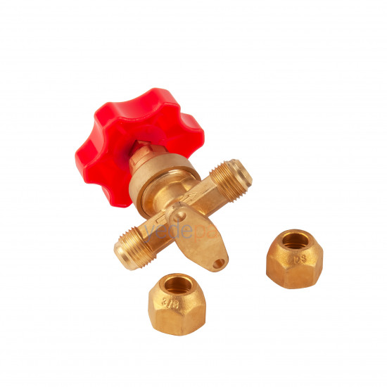 Shut-Off Valve 5/8 inch – Flare Manual Shut-Off Valve, with Flare Nuts