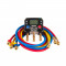 Artiko MG-10A Digital Manifold Full Set – 88 Refrigerants, 800 psi, A2L Flame Icon, 3 Hoses