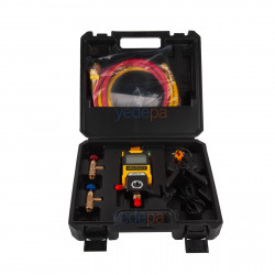 Artiko RVG-10C Single-Valve Digital Manifold Full Set – 88 Refrigerants, With Hoses (With Case)