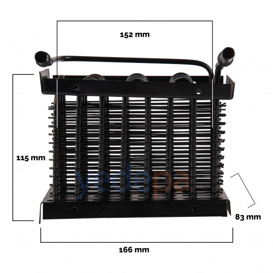 ATM-4R-8T-100-1,2Y (MA 20 226) Tel Borulu Statik Kondenser (166x115x83 mm)
