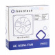 Cooling Square Fan Motor (Metal Impeller) - 120x120x38mm