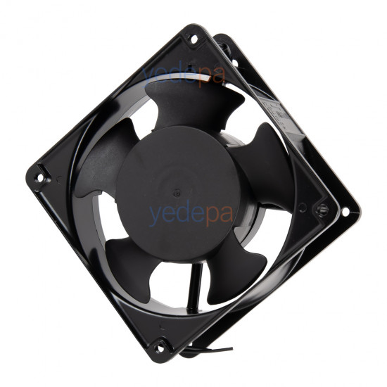 Cooling Square Fan Motor (Metal Impeller) - 120x120x38mm