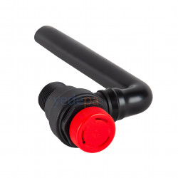 Safety Relief Valve with Drain Pipe 3 Bar 1/2" Male Thread Plastic – Ariston Compatible