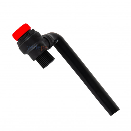 Safety Relief Valve with Drain Pipe 3 Bar 1/2" Male Thread Plastic – Ariston Compatible