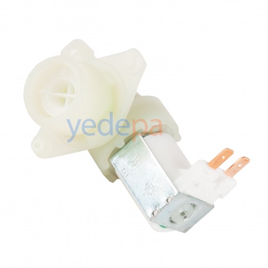 Bulaşık Makinası Tekli Su Giriş Vana Ventili - 90° Plastik Bağlantılı - TP Reflex