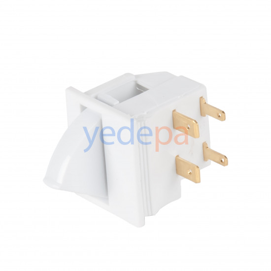 Buzdolabı Kapı Buton Switch 4 Soket - Vestel, Seg, Arçelik, Beko, Regal Uyumlu