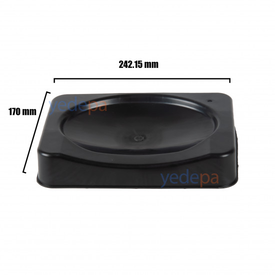 Refrigerator Compressor Evaporation Water Tray - Black