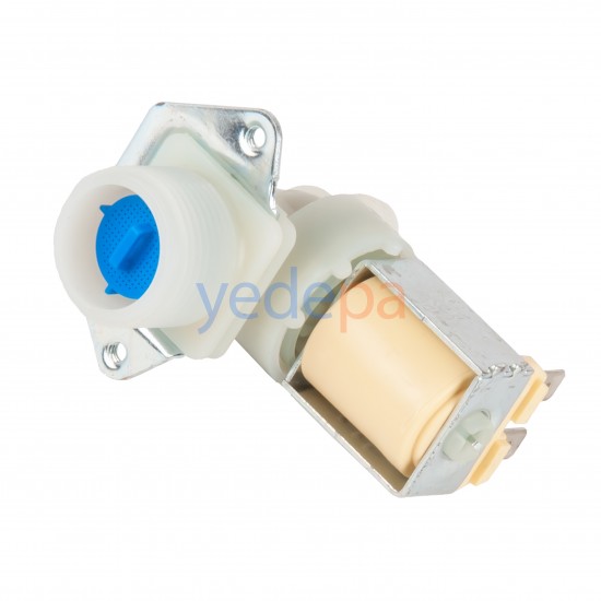 Çamaşır Makinası Tekli Su Giriş Vanası 180° Metal Braketli 10,50 mm