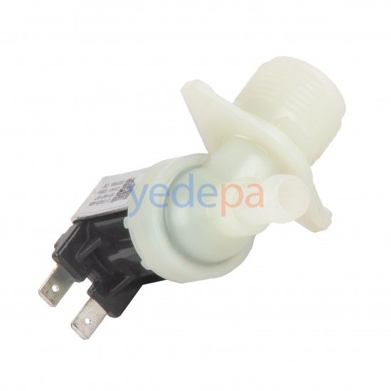 Çamaşır Makinası Tekli Su Giriş Vanası 90° Plastik Braketli 10,50 mm