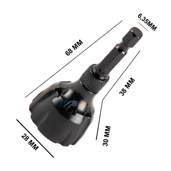 Deburring Tool | External Chamfering Bit | 3-19 mm | Drill and Cordless Screwdriver Compatible