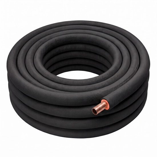 5/8" ერთმაგი იზოლაციით სპილენძის მილი - Cform™ (R410A/VRV) | 13mm შავი რეზინის იზოლაცია