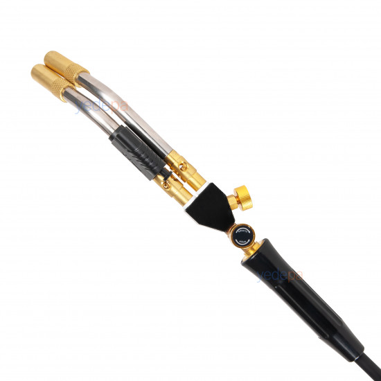 Dual-Head Hose-Type MAPP / Propane Gas Torch and MAPP Gas Cartridge Set