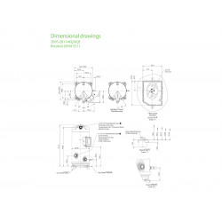 Copeland ZB114KQE-TFD-551 Scroll Compressor – 15 HP / 114,000 BTU, R404A (With Rotalock Valves)
