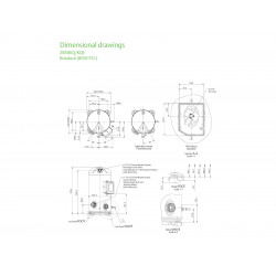 Copeland ZB58KQE-TFD-551 Scroll Compressor – 8 HP / 58,000 BTU, R404A (With Rotalock Valves)