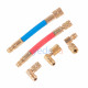 CT-135 Automotive AC Swivel Connection Adapter Set | AC Charging Hose