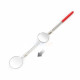 CT-502 Telescopic Welding and Inspection Mirror (Stainless Steel - 2" Diameter)