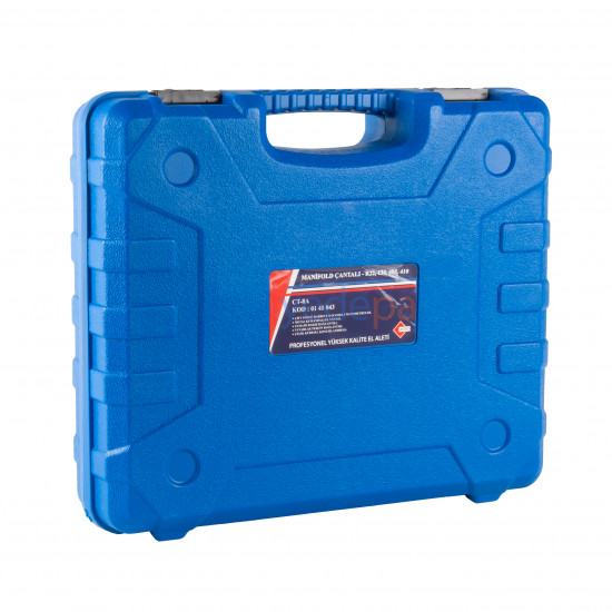 CT-8A Manifold Gauge, Flaring, Deburring and Tube Cutting HVAC Set - R22, R-134A, R-410A, R-404