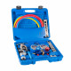 CT-8A Manifold Gauge, Flaring, Deburring and Tube Cutting HVAC Set - R22, R-134A, R-410A, R-404