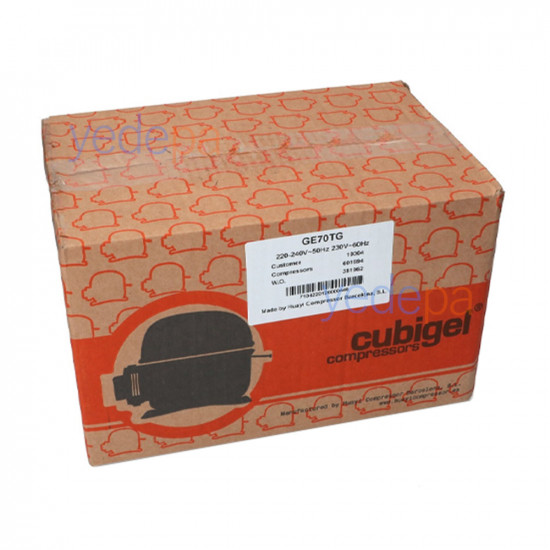 Cubigel GE70TG ჰერმეტული მაცივრის კომპრესორი