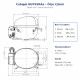 Cubigel NUY55RAa Hermetic Compressor – 1/5 HP, R290, HBP 778 W