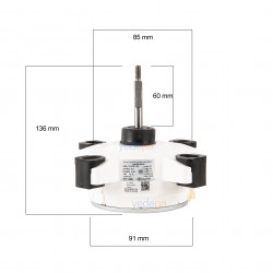 Daikin İnverter Klima DC Dış Ünite Fan Motoru M5SLY10/15FR-1-WL (ZKFP-41-10-1)